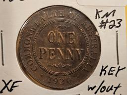 KEY DATE 1920 Australia Penny