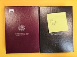 1989 and 1996 US SILVER Prestige sets