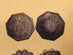 Set of four better pieces of older Exonumia