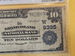 PCGS BankNote 1902 Ten Dollar National Currency in Choice Fine- 15 - details