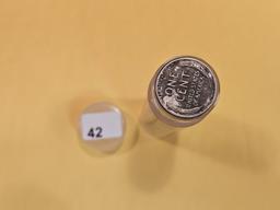 Roll of Steel Wheat cents