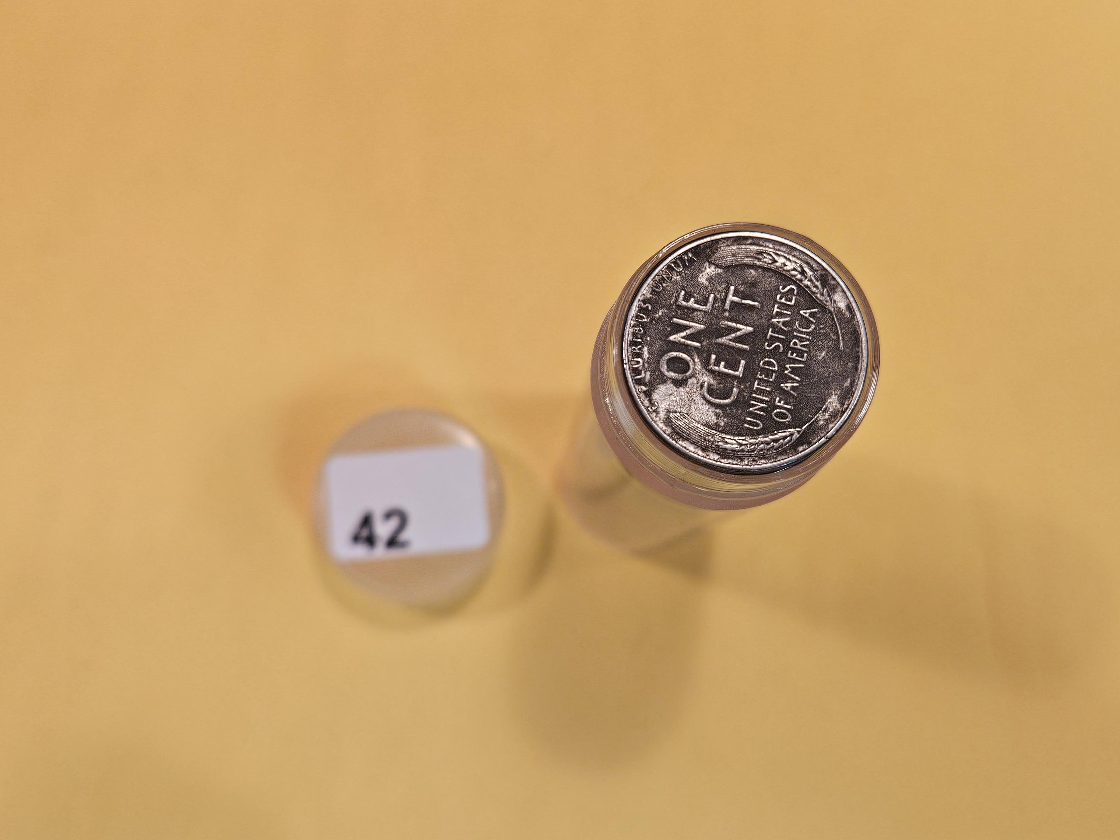 Roll of Steel Wheat cents