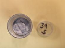 About a 3/4 roll of 1939-S Jefferson Nickels