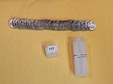 * GEM Brilliant Uncirculated Roll of 1945-S SILVER Wartime Jefferson Nickels