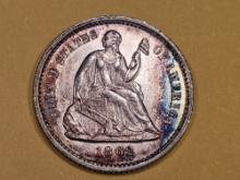 STUNNING! 1862 Seated Liberty Half Dime!