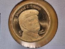 GOLD! TRUMP GOLD! Proof Deep Cameo Gold coin