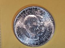 Very Choice Brilliant Uncirculated 1953 Commemorative silver half dollar