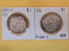 Varieties! 1884-O/O and 1896 Morgan Silver Dollars