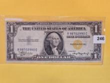1935-A One Dollar Silver Certificate Yellow Seal