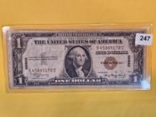1935-A One Dollar Silver Certificate Brown Seal