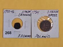 Two better World Copper Coins