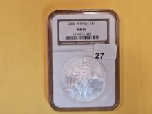 NGC 2008-W American Silver Eagle