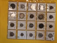 Forty, widely mixed, World Coins