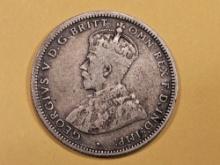 1924 Australia silver one shilling