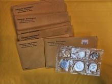 TEN US SILVER Proof Sets