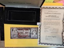 MASSIVE! ONE POUND .999 Fine Silver Certificate