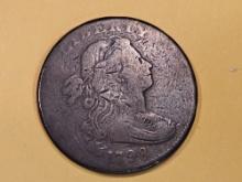 1798 Draped Bust Large Cent in Good plus