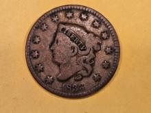 1833 Coronet Head Large Cent