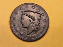 1836 Coronet Head Large Cent