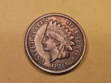 1863 Copper-Nickel Indian Cent