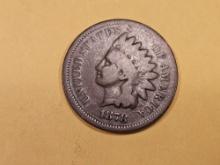 Semi-Key 1878 Indian Cent