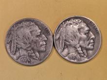 Two better date 1931-S Buffalo Nickels