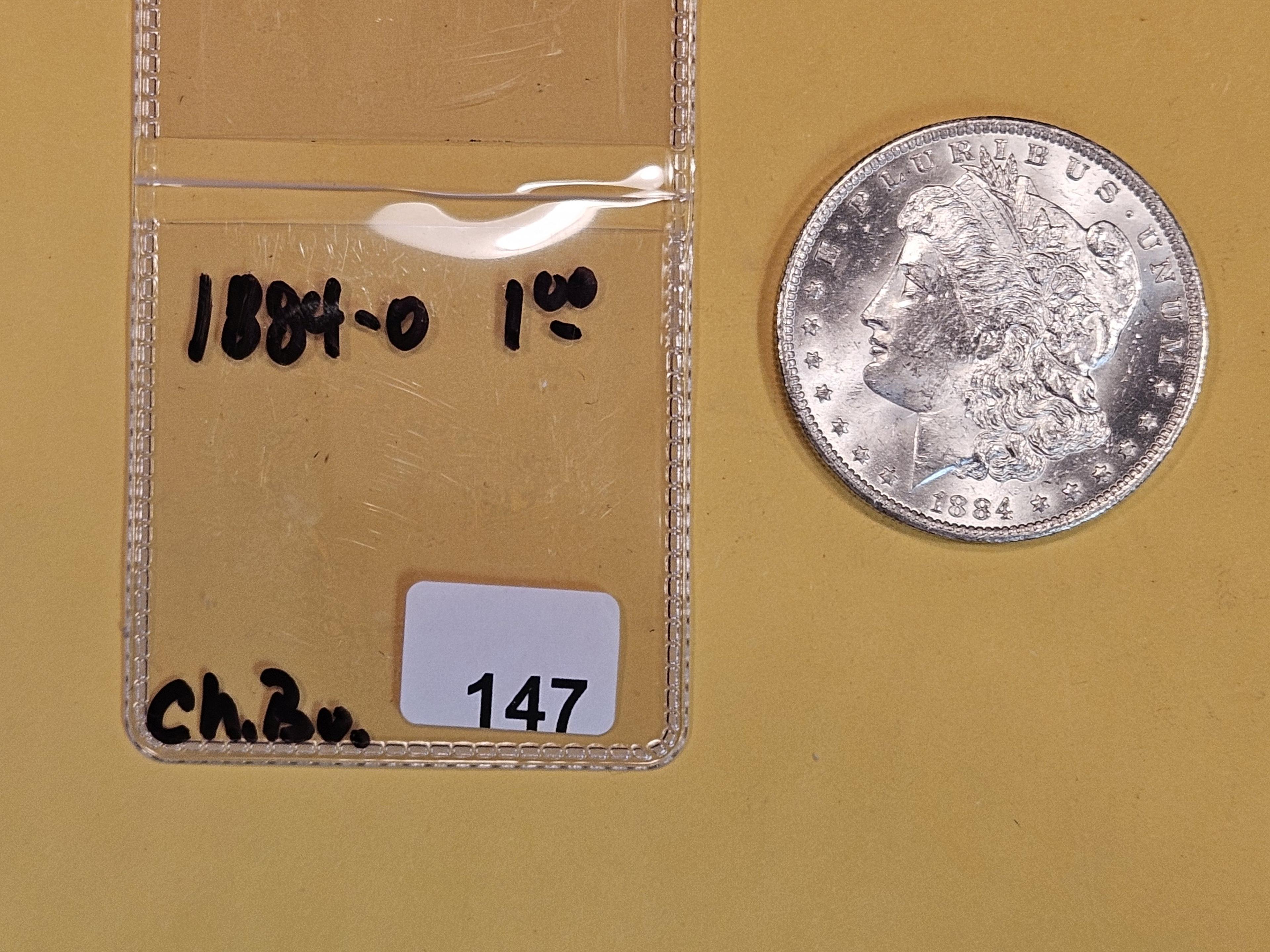 Choice Brilliant Uncirculated 1884-O Morgan Dollar