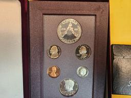 1998 Silver Prestige and 1992 Silver Proof Sets
