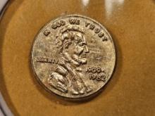 GOLD! 14k Gold Lincoln cent replica