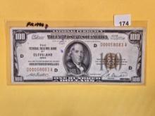 Series of 1929 One Hundred Dollar National Currency