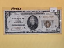 Series of 1929 Twenty Dollar National Currency in Fine