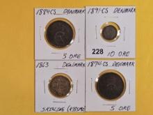 Four better Danish coins