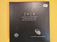 2016 US Mint Limited Edition Silver Proof Set