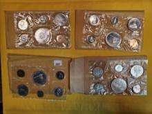 Four mixed Silver Canada Prooflike Sets