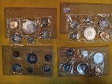 Four mixed Silver Canada Prooflike Sets