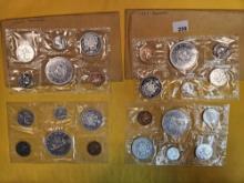 Four mixed Silver Canada Prooflike Sets