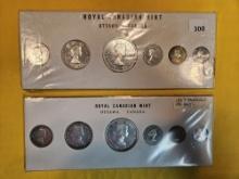 1959 and 1960 Canada Silver Prooflike Sets
