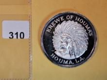 One Troy ounce .999 fine silver Proof art round