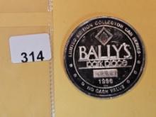 One Troy ounce .999 fine silver Proof art round