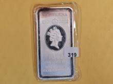 TEN Troy ounce .999 fine silver bar