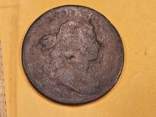 1798 Draped Bust Large Cent in Good