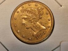 GOLD! 1881 Gold Liberty Head Five Dollar Half-Eagle