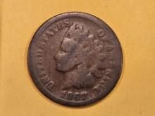 Semi-Key 1867 Indian Cent