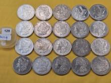 ** FULL ROLL ** Twenty Morgan Silver Dollars