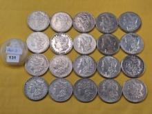 ** FULL ROLL ** Twenty Morgan Silver Dollars
