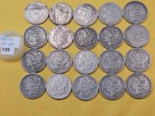 ** FULL 1901-O ROLL ** Twenty Morgan Silver Dollars