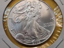 GEM Brilliant Uncirculated 2005 American Silver Eagle