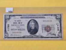 Series of 1929 Twenty Dollar National Currency