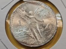 GEM Brilliant Uncirculated 1982 Mexico Silver Onza