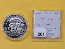 GEM Proof 2013 Republic of Somalia Silver Commemorative 100 Shillings